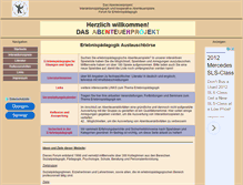 Tablet Screenshot of abenteuerprojekt.de